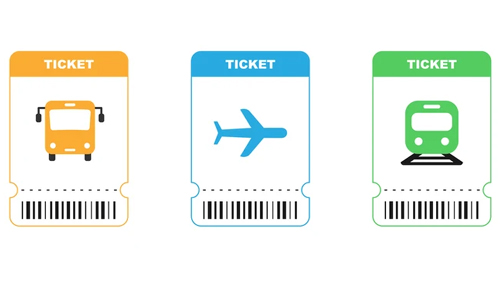Air & Train Ticket